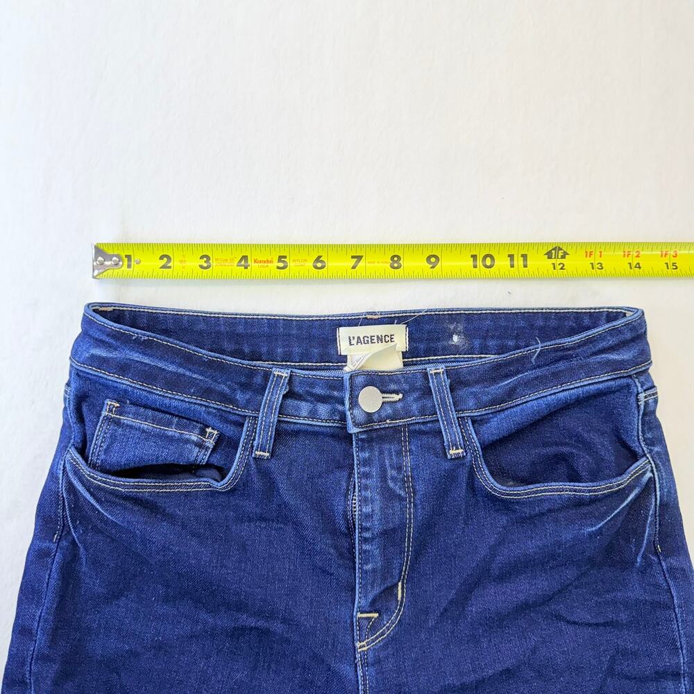 L'Agence Women's Jeans Size 27 Margot High‎ Rise Skinny Blue Denim - Picture 7 of 11